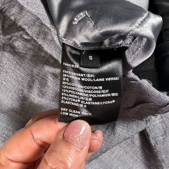 Lafayette 148 Murray Pants S Wool Linen Elastic Pull On Crop Old Money Heritage - Picture 5 of 9